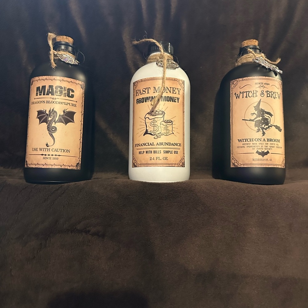 Halloween Deco Potion Bottles
